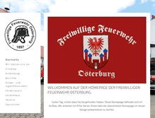 Tablet Screenshot of feuerwehr-osterburg.de
